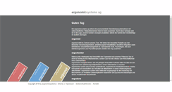 Desktop Screenshot of ergonomicsystems.ch